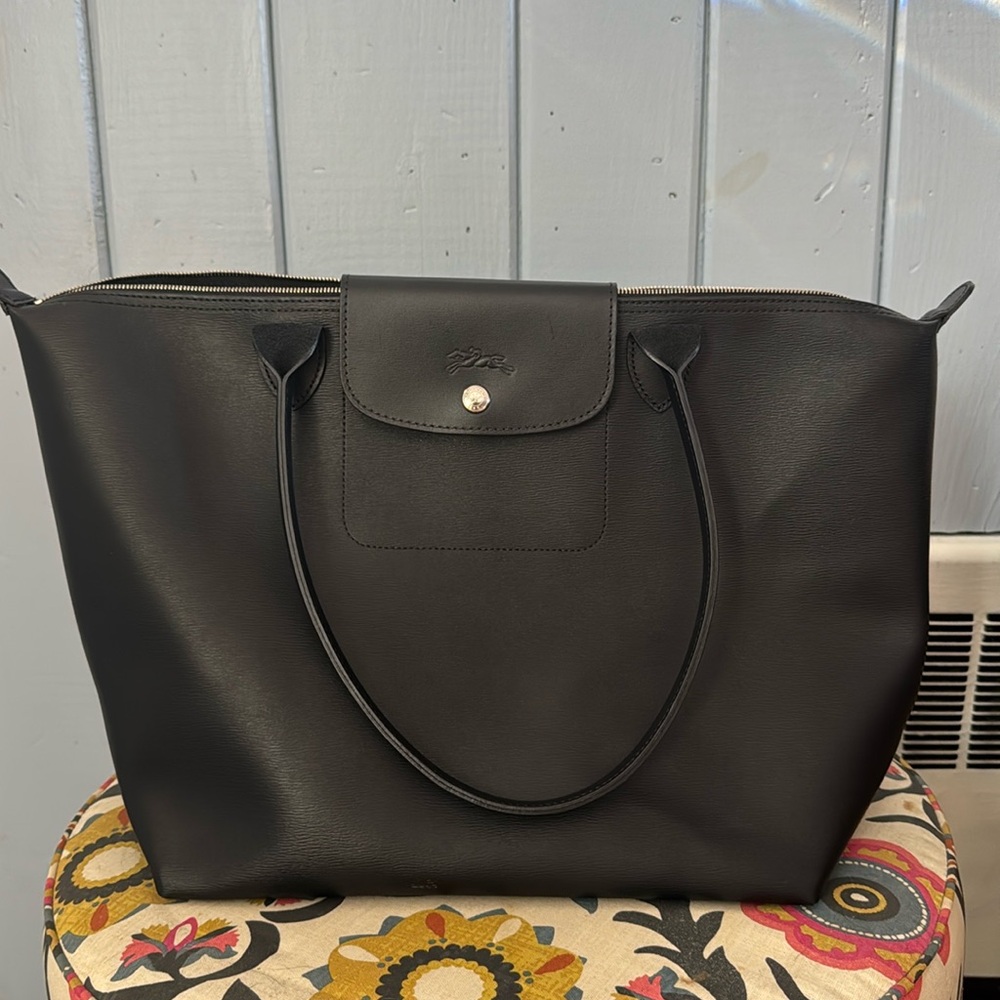 Longchamp Le Pliage City Large Coated Canvas Tote Bag- perfect condition!